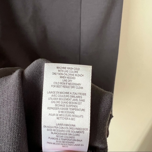 BCBGeneration NWT Gray Ponte Cap Sleeve Pleated Dress Cocktail Sheath Size 10 - Picture 7 of 7